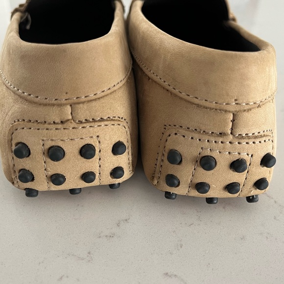 AURELIEN beige nubuck driving shoes - Picture 7 of 12